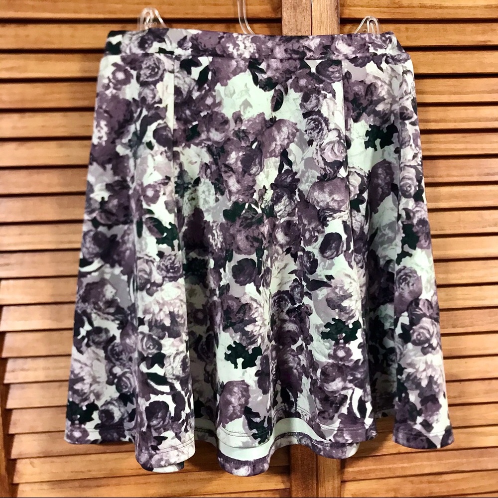 Floral Skater Skirt